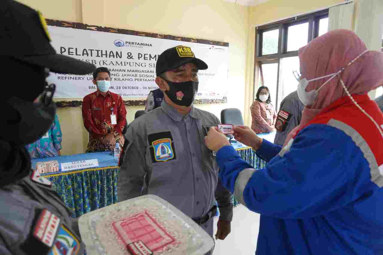 Pertamina Gelar Pelatihan untuk Anggota Kampung Siaga Bencana di Baru Tengah dan Margasari