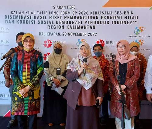 BPS dan BRIN Paparkan Kajian Praktik Ekonomi Hijau di Kalimantan