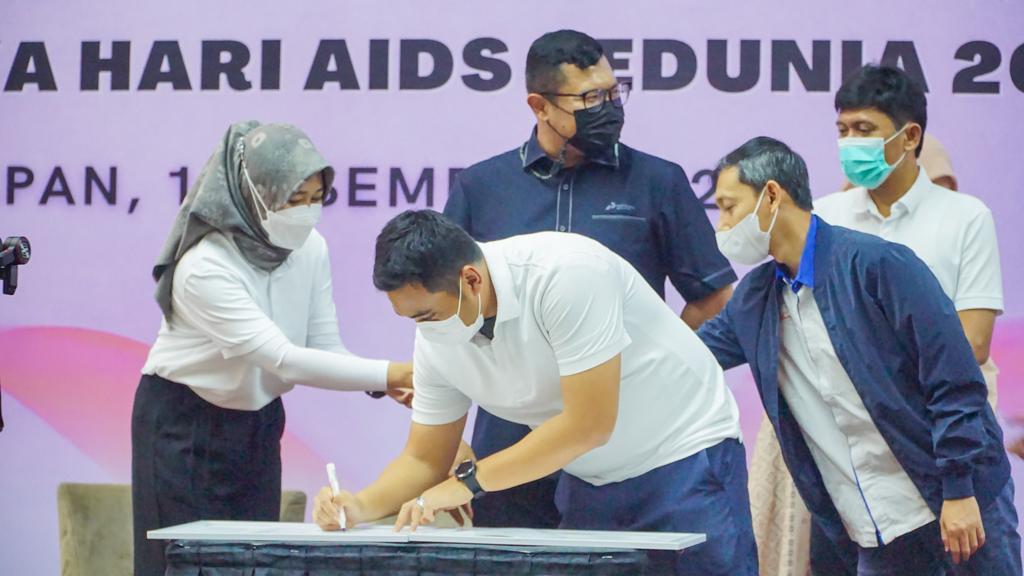 PT Pertamina Patra Niaga Tanda Tangani Komitmen bersama Pencegahan Penyakit  HIV/AIDS