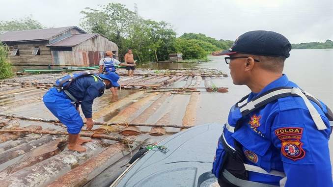 Tidak Dilengkapi Dokumen, 200 Batang Kayu Meranti Diamankan