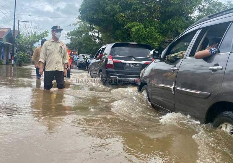 Banjir Merendam Puluhan Hektare Lahan Pertanian di Palangka Raya