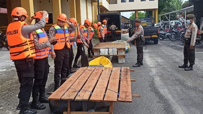 Debit Air di Palangka Raya Naik, Polresta Juga Bersiap Siaga Hadapi Bencana Banjir