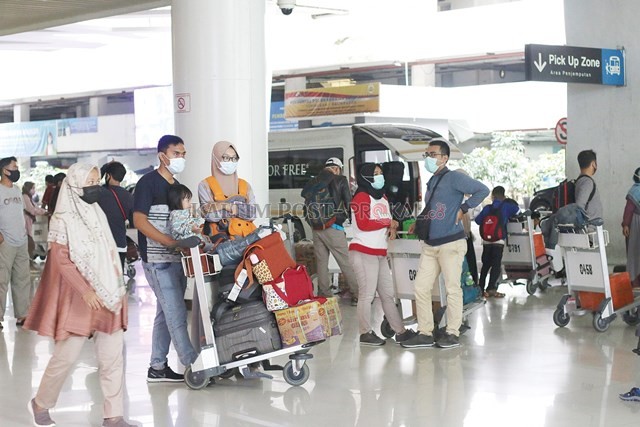 Dampak PPKM Level 2 di Kota Minyak, Bandara SAMS Layani 8.000 Perhari