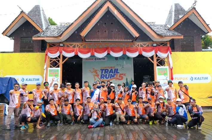 Gelar Trail Run 15K, Pupuk Kaltim Kenalkan Potensi Wisata Kelurahan Guntung